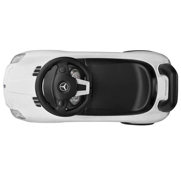 vidaXL Valkoinen Lasten Jalkak&auml;ytt&ouml;inen Auto