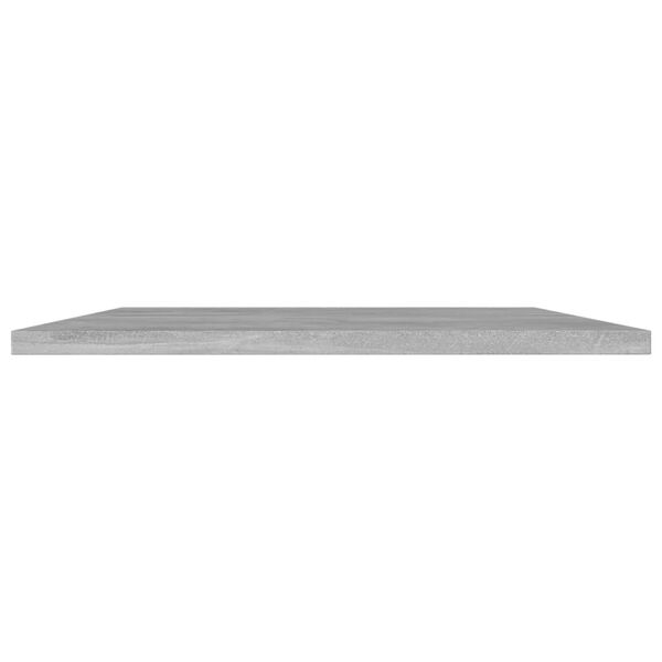 vidaXL Kirjahyllytasot 8 kpl betoninharmaa 80x40x1,5 cm lastulevy