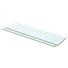 vidaXL Hyllyt 2 kpl kirkas lasi 60x12 cm