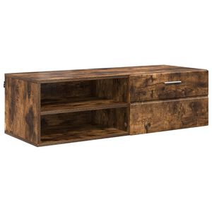 vidaXL puinen kaappi 100,5 x 39 x 30 cm Savup&auml;hkin&auml; Tekninen puu