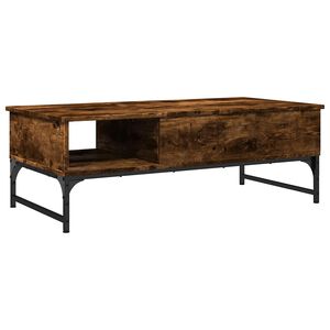 vidaXL Sohvap&ouml;yt&auml; savutammi 100x50x35 cm tekninen puu ja metalli