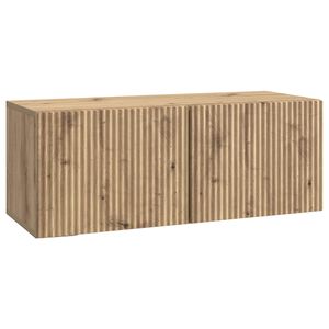 vidaXL Sein&auml;lle asennettava TV-kaappi Artisaanitammi 78,5 x 31 x 30 cm