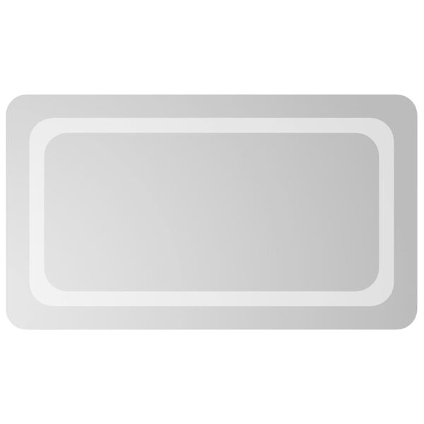 vidaXL Kylpyhuoneen LED-peili 40x70 cm