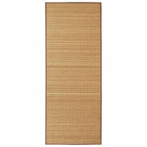 vidaXL Suorakulmainen ruskea bambumatto 80x300 cm