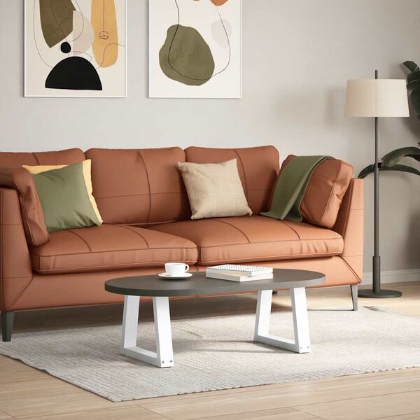 vidaXL Sohvap&ouml;yd&auml;n jalat V-muotoiset 2 kpl valkoinen 30x(30-31,3) cm ter&auml;s