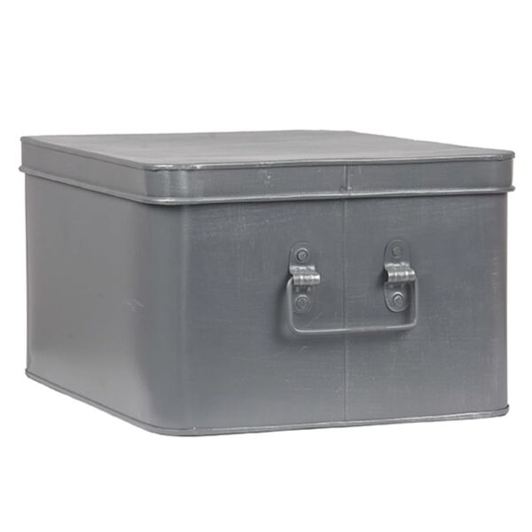 LABEL51 Säilytyslaatikko Media 35x27x18 cm XL antiikkinen harmaa