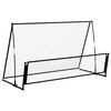 vidaXL 2 in 1 Jalkapallon palauttaja maali 202x104x120 cm ter&auml;s