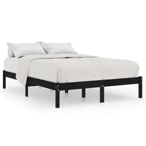 vidaXL S&auml;ngynrunko musta t&auml;ysi m&auml;nty 200x200 cm