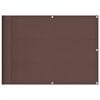 vidaXL Parvekesuoja ruskea 75x800 cm 100% polyesteri Oxford kangas