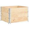 vidaXL Kuormalavan reunukset 3 kpl 100x100 cm t&auml;ysi m&auml;nty