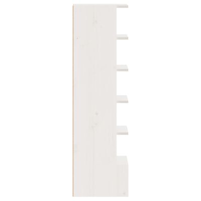 vidaXL Kenkäkaappi valkoinen 28x30x104 cm täysi mänty