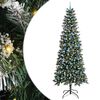 vidaXL Tekojoulukuusi Vihre&auml; 240 cm PVC, muovi ja ter&auml;s