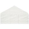 vidaXL Huvimaja katolla valkoinen 11,15x5,88x3,75 m polyeteeni