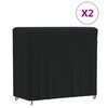 vidaXL Polttopuutelineen suojat 2 kpl 122x61x106 cm 420D Oxford
