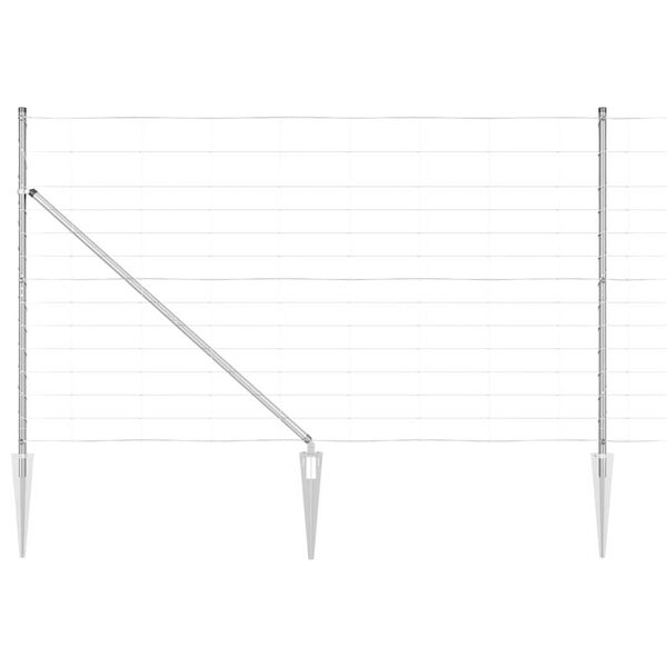 vidaXL Aitalatu Galvanoitu 25 x 1,4 m Ter&auml;s