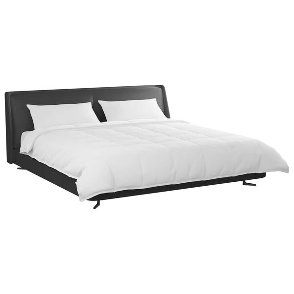 vidaXL Peittosarja tyynyll&auml; 3 pcs Valkoinen Untuvah&ouml;yhen