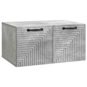 vidaXL Sein&auml;lle asennettava TV-kaappi Betoninharmaa 59,5 x 41 x 30 cm