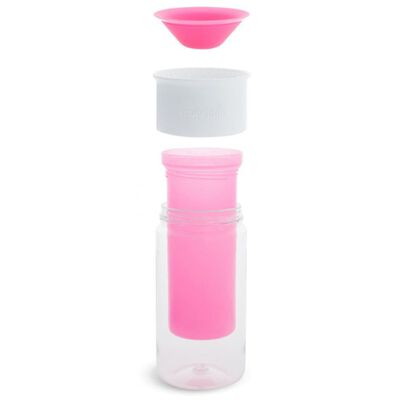 430940 Munchkin Insulated Personalised Cup "Miracle 360°" Pink