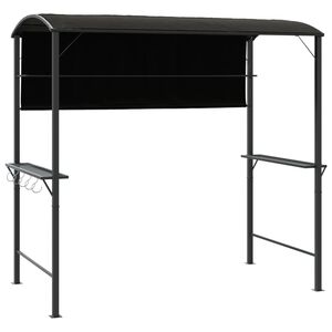 vidaXL Huvimaja katolla 220x110x200 cm antrasiitti