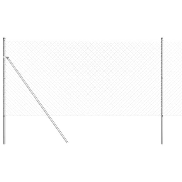 vidaXL Aitalatu Hopea 10 x 1,4 m (40 x 40 mm verkko) Ter&auml;s