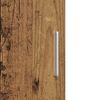 vidaXL Korkea kaappi 2 pcs Vanha puu 80 x 42 x 185 cm