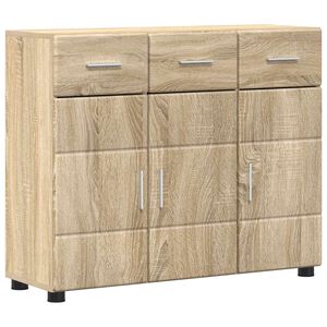 vidaXL Sivup&ouml;yt&auml; FLORIN 88,5 x 30,5 x 73 cm Sonoman tammi Tekninen puu