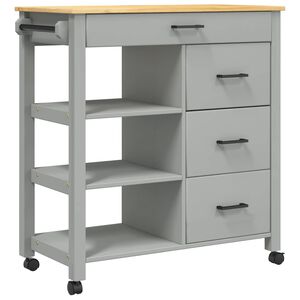 vidaXL Keitti&ouml;vaunu MONZA 84x40x88,5 cm t&auml;ysi m&auml;nty