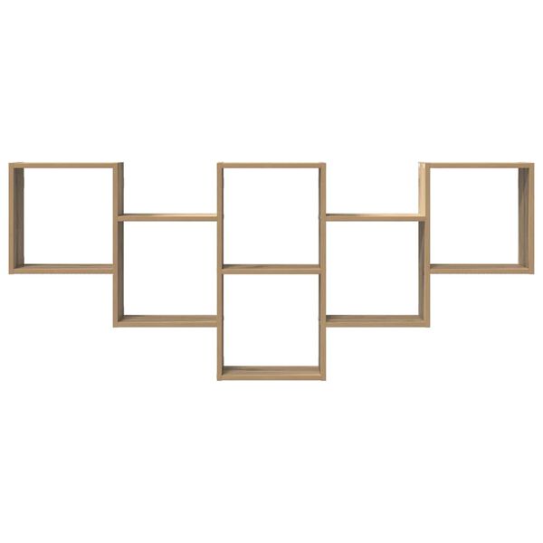 vidaXL Seinähylly artesaani tammi 159x18x66 cm tekninen puu