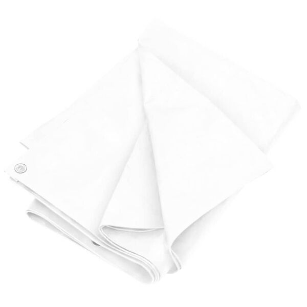 vidaXL Pressu 180 g/m&sup2; 4x8 m valkoinen HDPE