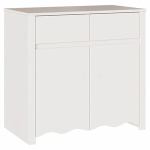 vidaXL Sivup&ouml;yt&auml; Drammen Valkoinen 79 x 43 x 75.5 cm T&auml;ysi M&auml;nty