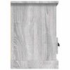 vidaXL TV-taso harmaa Sonoma 100x35x50 cm tekninen puu