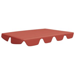 vidaXL Vaihtokatos puutarhakeinuun terracotta 188/168x145/110 cm