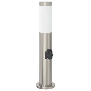vidaXL Pollarivalaisin pistorasialla 50 cm ruostumaton ter&auml;s IP44