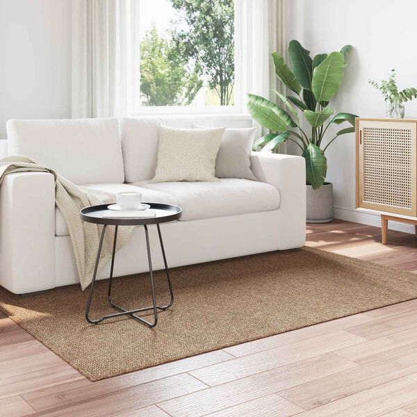 vidaXL Alue matot Suorakaide AGIRA Luonnollinen 170 x 120 cm