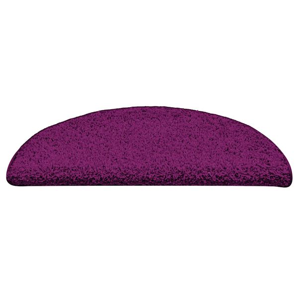 vidaXL Porrasmatot 30 kpl 56x17x3 cm Vaaleanpunainen puolipyöreä