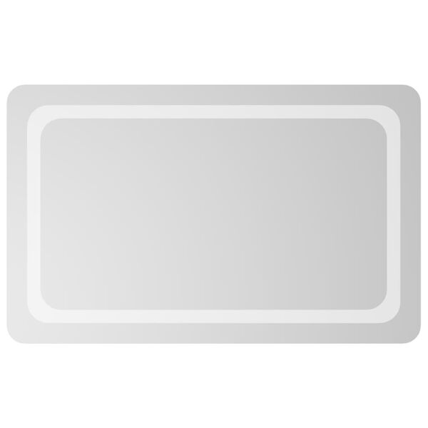 vidaXL Kylpyhuoneen LED-peili 50x80 cm