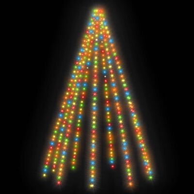 vidaXL Joulukuusen valoverkko 400 LED-valoa värikäs 400 cm