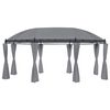 vidaXL Huvimaja verhoilla 520x349x255 cm antrasiitti