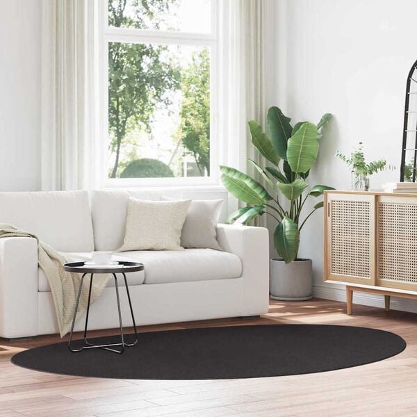 vidaXL Matto HUARTE Musta 160 x 230 cm Polyesteri