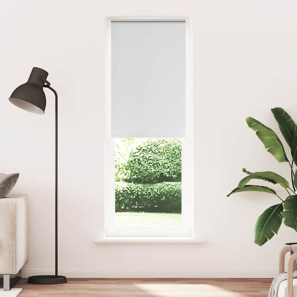 vidaXL Rullaverho Blackout valkoinen 65x230 cm Kankaan leveys 60,7 cm