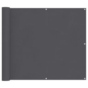 vidaXL Parvekkeen Verho Antrasiitti 100 x 300 cm Oxford-kangas