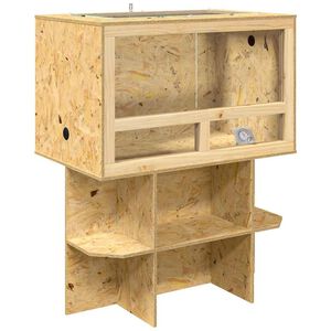 vidaXL Terrarium Ruskea 80 x 50 x 100 cm OSB
