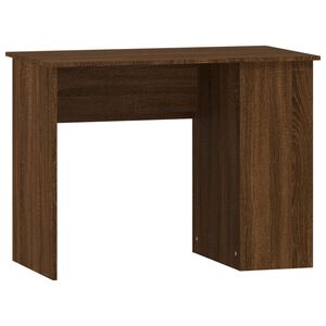 vidaXL Ty&ouml;p&ouml;yt&auml; ruskea tammi 100x55x75 cm tekninen puu