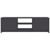 vidaXL TV-taso harmaa 120x30x37,5 cm lastulevy