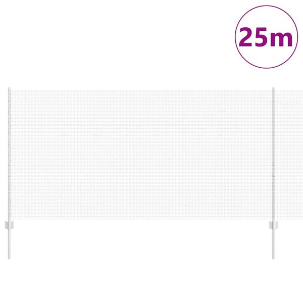 vidaXL Aita ja Tuki Hopea 1,2 x 25 m Ter&auml;s