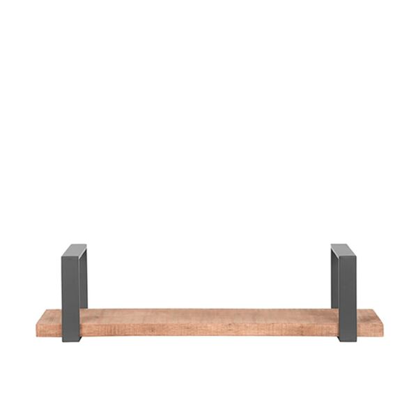 LABEL51 Sein&auml;hylly Slam 80x23x20 cm L puu/poltettu ter&auml;s