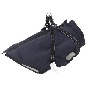 vidaXL Koiran Takki Laivastonsininen L44 Fleece ja polyesteri