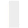 vidaXL Henkarikaappi ovella Valkoinen 50 x 31 x 80 cm Tekninen puu