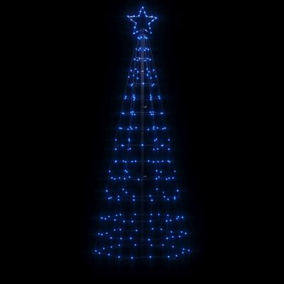 vidaXL Joulukuusivalo piikeillä 220 sinistä LED-valoa 180 cm