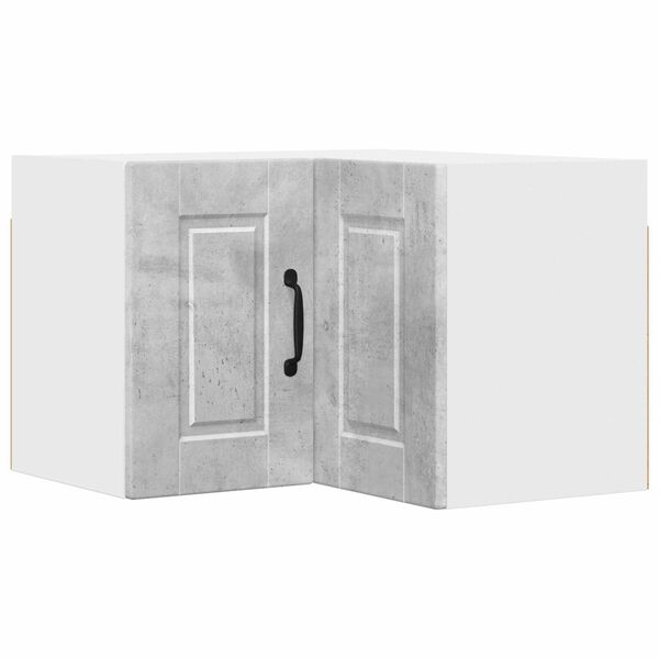 vidaXL Keitti&ouml;kaappi ovella Betoni Harmaa 57 x 57 x 40 cm Tekninen puu